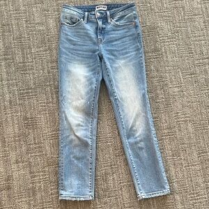 Bayseas High Rise Slim Straight Jean